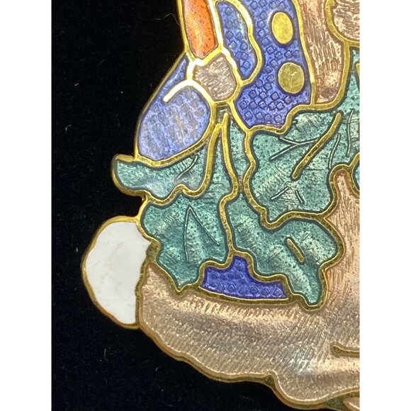 Vintage Beatrix Potter Peter Rabbit Enamel Cloisonné Pin Gold-Tone 1992 Collecti - Picture 3 of 7